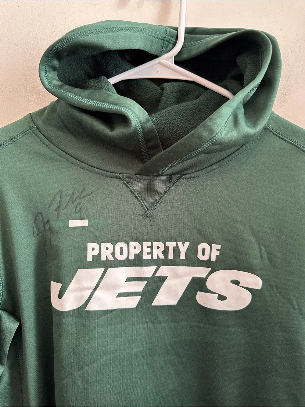 Nike NFL On Field Therma-FIT New York Jets Hoodie Youth XL 18/20 Green Fleece